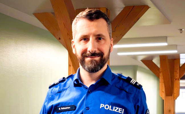 Benjamin Rebsamen wird neu Stellvertretender Polizeikommandant