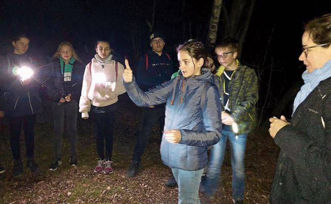 Weihnachtsmarsch der Oberstufe