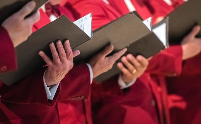 Den Sängern fehlte das Publikum, deswegen musste die Unterhaltung abgesagt werden