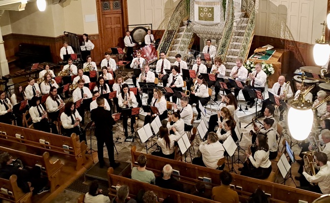 Die Stadtmusik überzeugte mit einem abwechslungsreichen Programm
