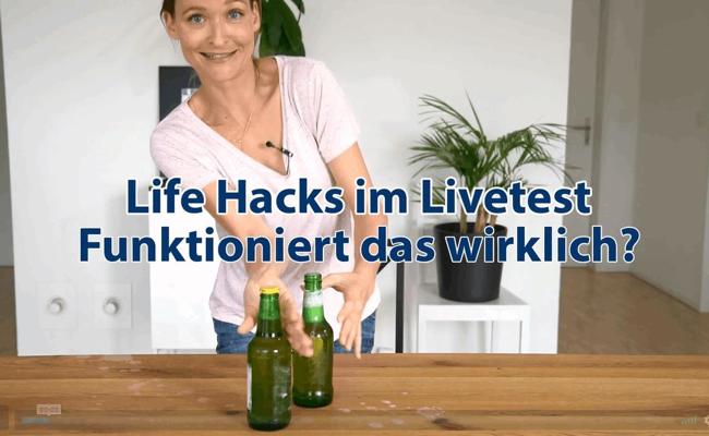 Lifehack-Video: Flasche öffnen, leicht gemacht