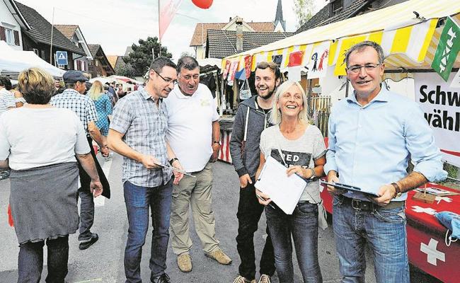 An der Kriessner Kilbi  trifft man das halbe Rheintal