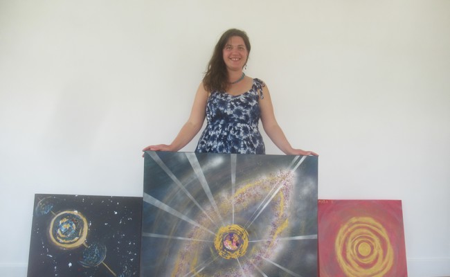 Maša Kovljenić will mit ihrer Kunst eine Reise zu den Sternen ermöglichen