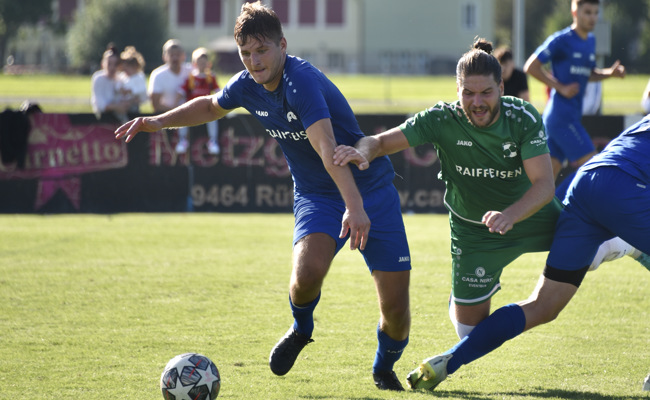Der FC Rüthi siegt gegen Sargans zum fünften Mal in Folge