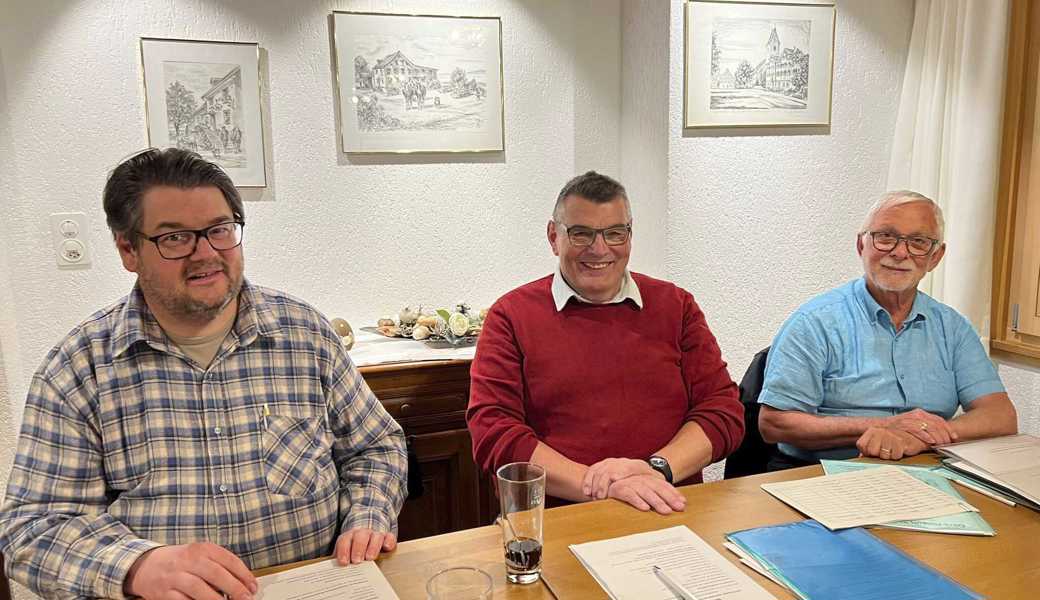 Der Vorstand des Museumsvereins Wolfhalden besteht aus Aktuar Rolf Strahel, Präsident Eugen Schläpfer und Vizepräsident/Kassier Arthur Sturzenegger (von links).