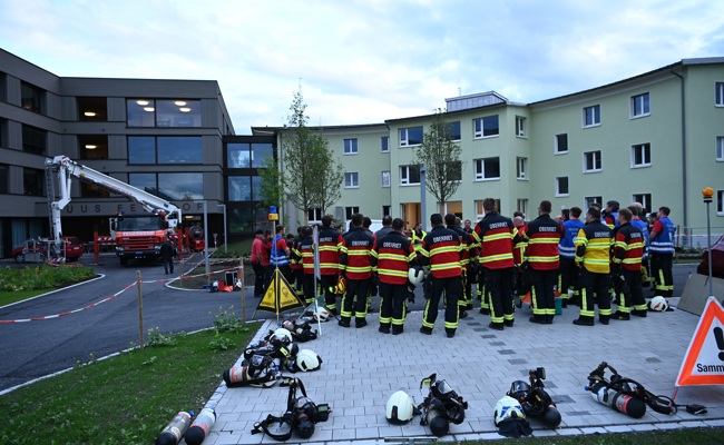 Gelungene Feuerwehrübung im Huus Feldhof
