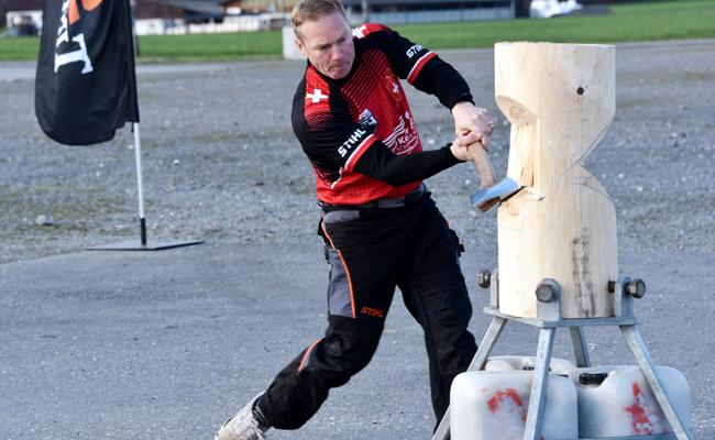 Die Sportholzfäller kommen ins Rheintal