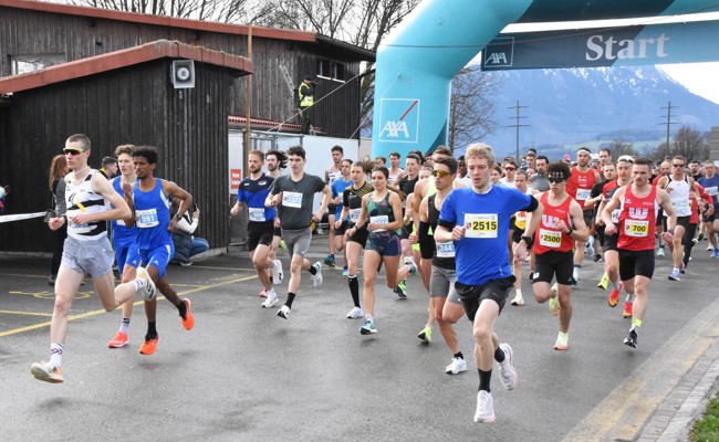Die Laufsaison beginnt am Sonntag mit dem 47. Rhylauf in Oberriet