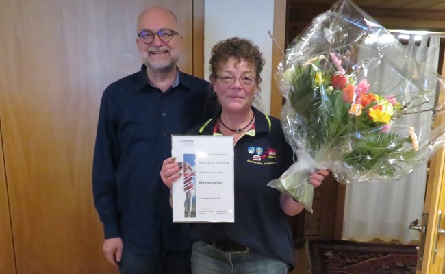 Samariterverein ernennt Beatrice Freund  zum Ehrenmitglied