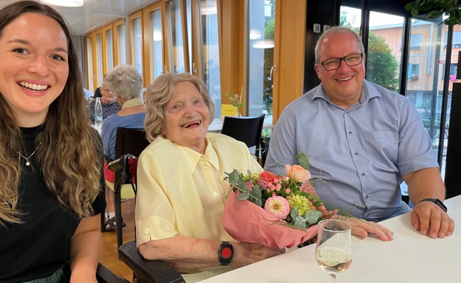 100 Jahre voller Leben: Irma Kaufmann feierte ein Jahrhundert