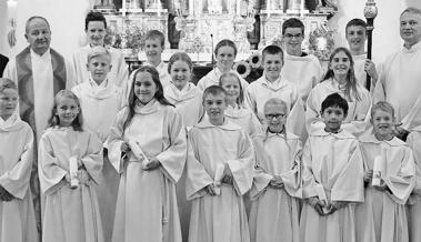 Sechs Ministranten aufgenommen