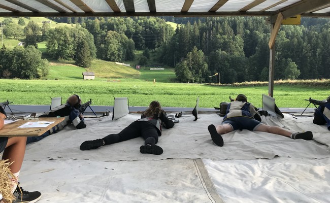 Letztes Feldschiessen auf Anlage in Lienz mit manueller Trefferanzeige