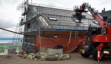 Halbzeit auf der Baustelle der grössten Liegenschaft im Dorf