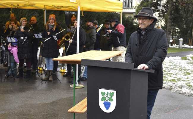 Reto Friedauer an der Neujahrsbegrüssung: «Der Weihnachtsblues ist gespielt»
