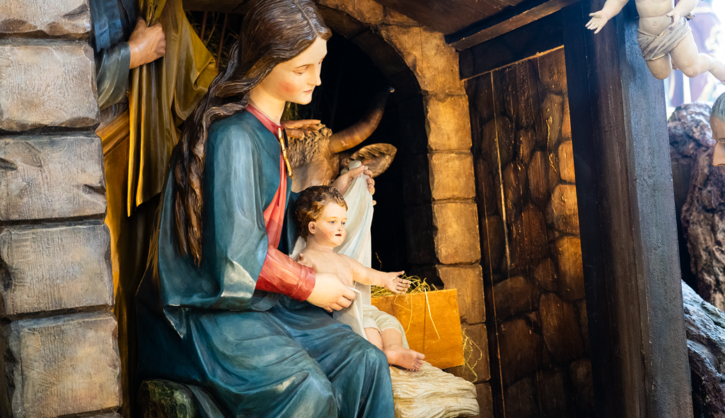 Weihnachtskrippe Kath. Kirche St. Nikolaus, Altstätten Weihnachtskrippe Kath. Kirche St. Nikolaus, Altstätten