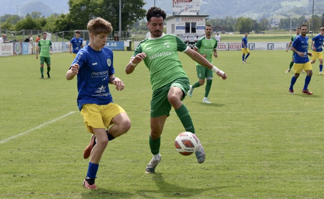 Rebstein entscheidet das Derby gegen Diepoldsau mit 5:0 für sich
