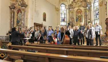 Chor über dem Bodensee singt in Marbach und Au