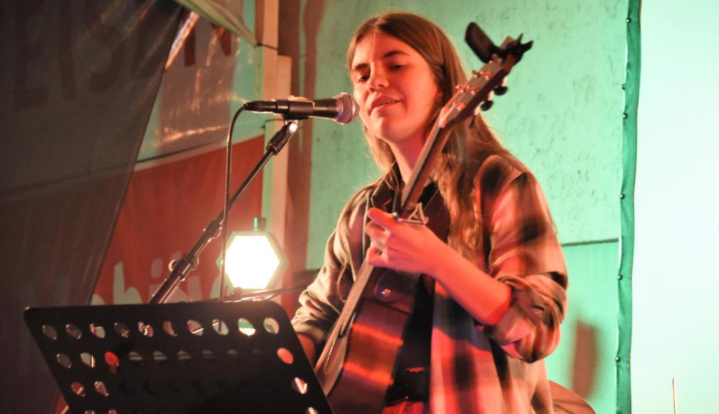 Magdalena Krötz, die Gewinnerin des Talent-Contests, trat am Samstag nochmals auf.