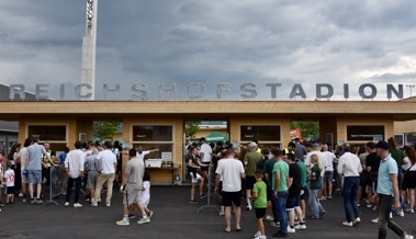 So sieht das gestern eröffnete, neue Stadion der Austria Lustenau aus