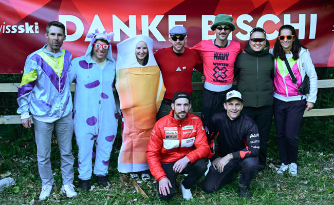 «Bye Bischi!» - Am Oberegger Skilift wurde Marc Bischofberger verabschiedet