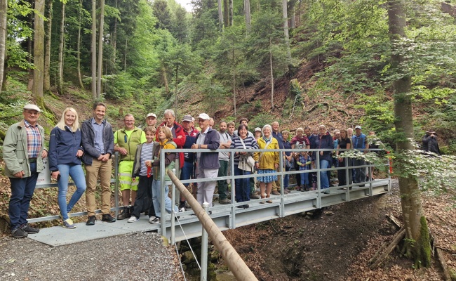 Witzwanderweg bleibt durch Brücke attraktiv