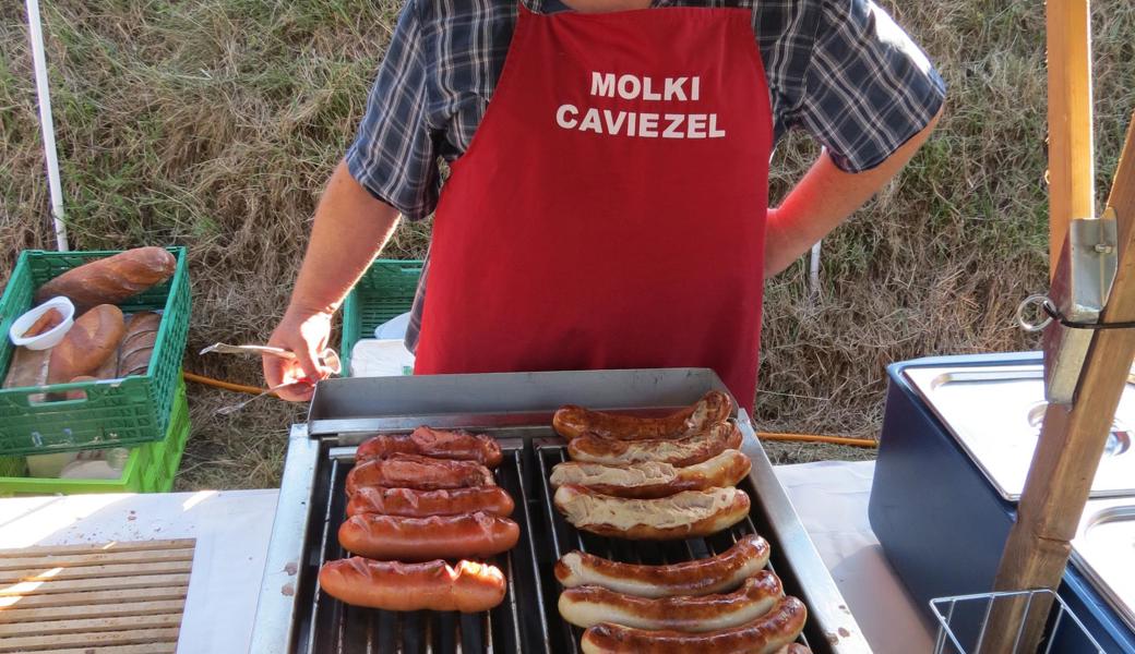 St. Galler Bratwürste auf der Rheinecker Seite