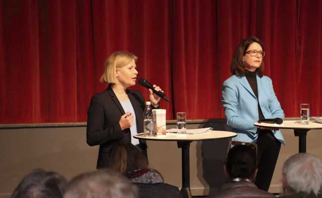 Kandidatinnen im Kino: Wahlkampf in der Mittagspause