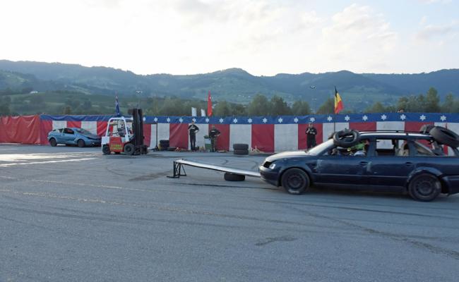 Zu Gast in der Stunt-Manege