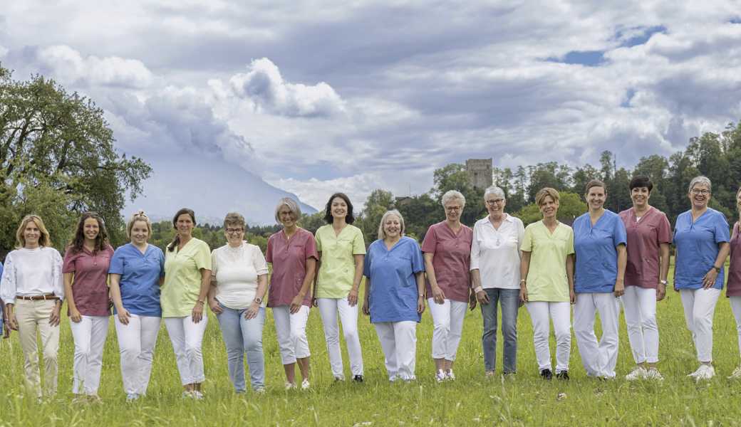 Das Team des Spitex Vereins Oberriet wächst stetig. 