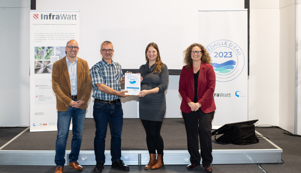 Abwasserwerk Rosenbergsau mit Energie- und Klimapreis ausgezeichnet