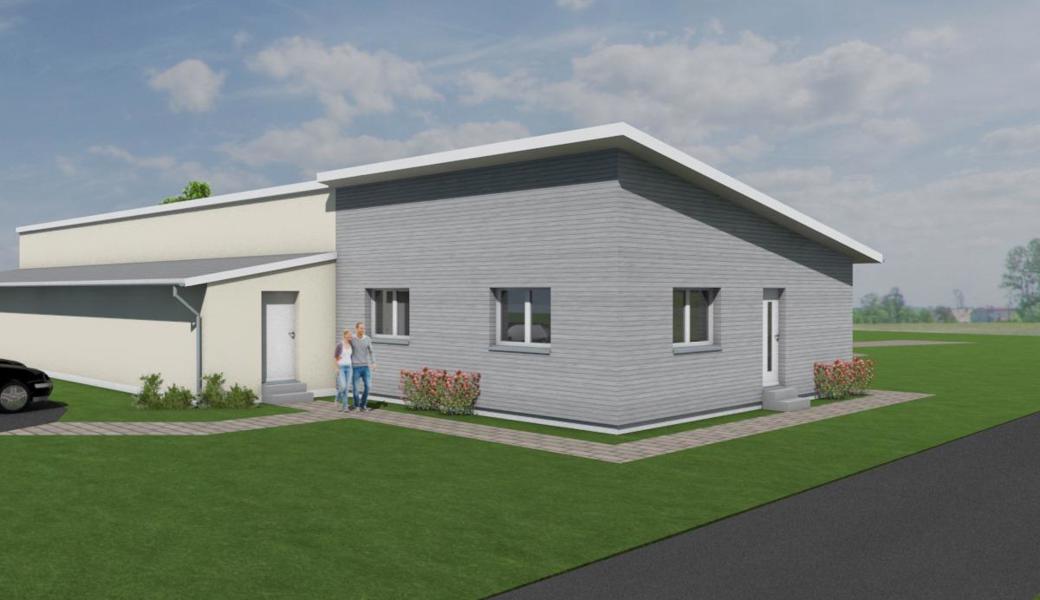 Die Rückseite des Anbaus.