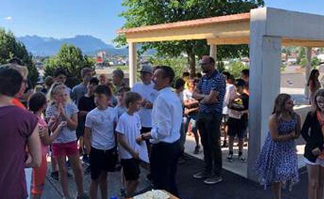 Schüler profitieren vom neuen Pavillon