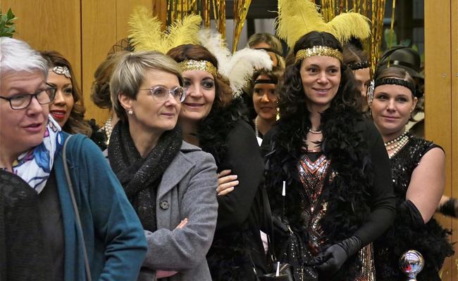 Jubiläum im Stil der Zwanzigerjahre