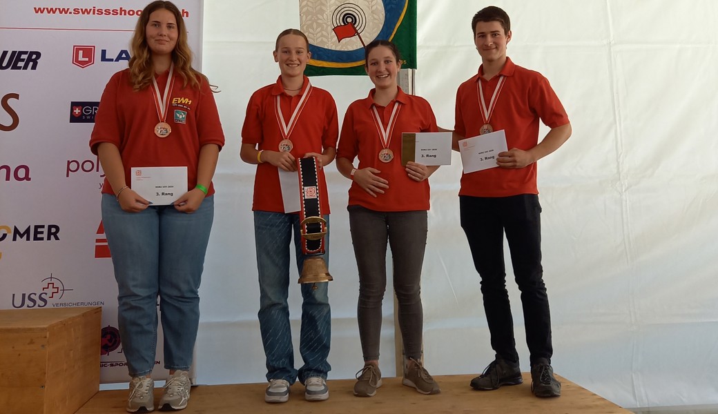 Die U21 der FSG Heiden ist die drittbeste Jungschützengruppe der Schweiz